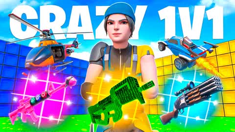 CRAZY 1V1 FFA - TODAS LAS ARMAS Y VEHÍCULOS