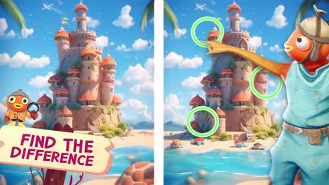 100+Find the Difference: Pet Friends!