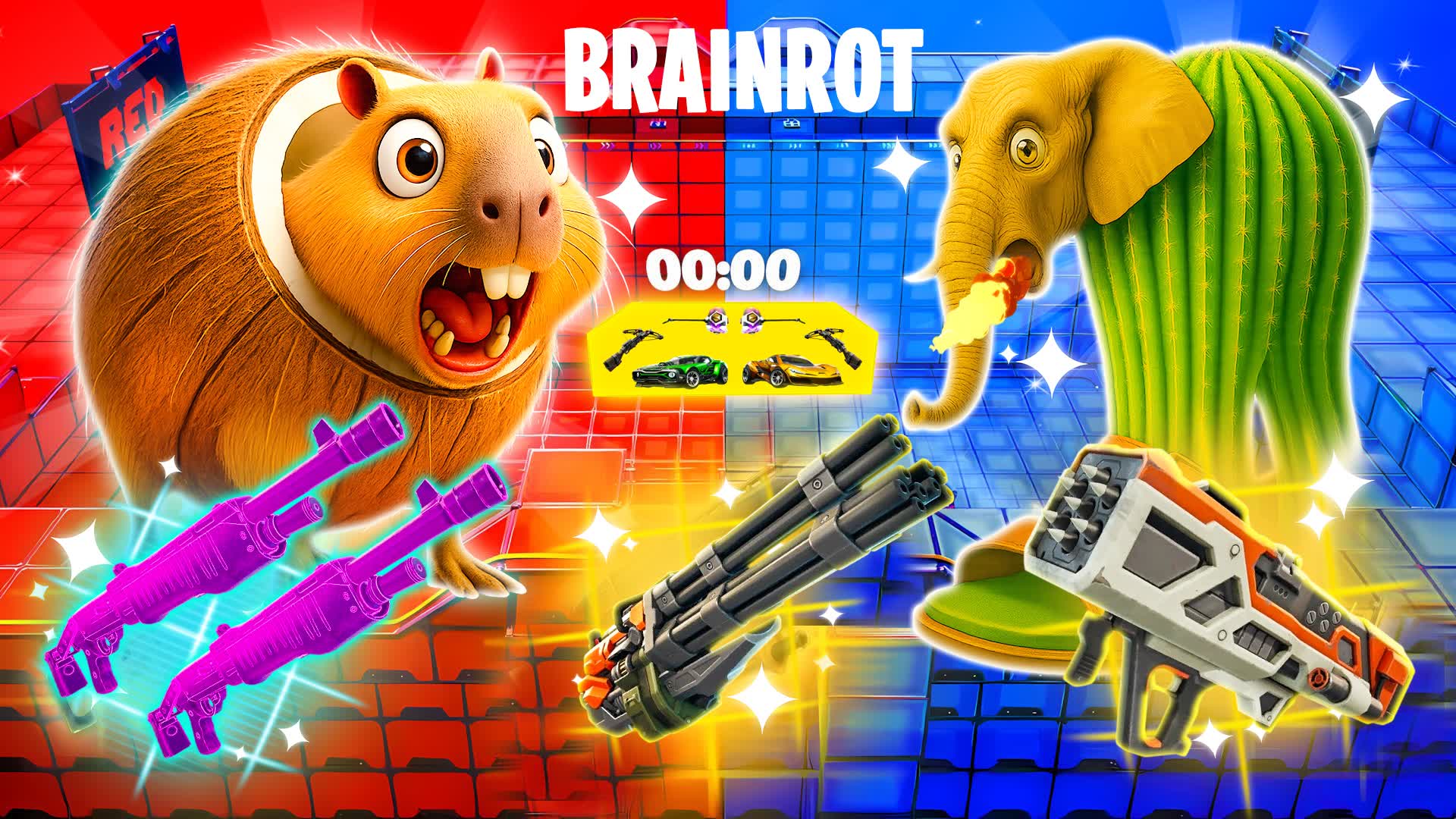 THE NEW - BRAINROT⭐️RED VS BLUE 🔴🔵