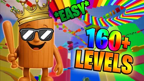 🌈FALL GUYS 160+ OBBY PARKOUR EASY🏆