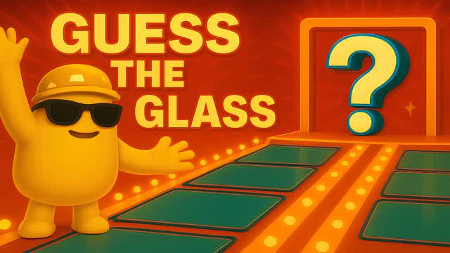 GUESS THE GLASS đ OCTO GAME LOGO