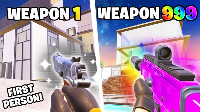 ☁️ SKYLINE FIRST PERSON GUN GAME ⭐