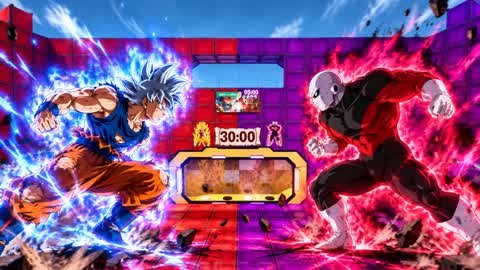 GOKU VS JIREN: RED VS PURPLE 🔴🟣