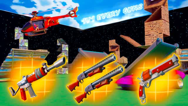 1V1 WITH EVERY GUNS & VEHICLES
