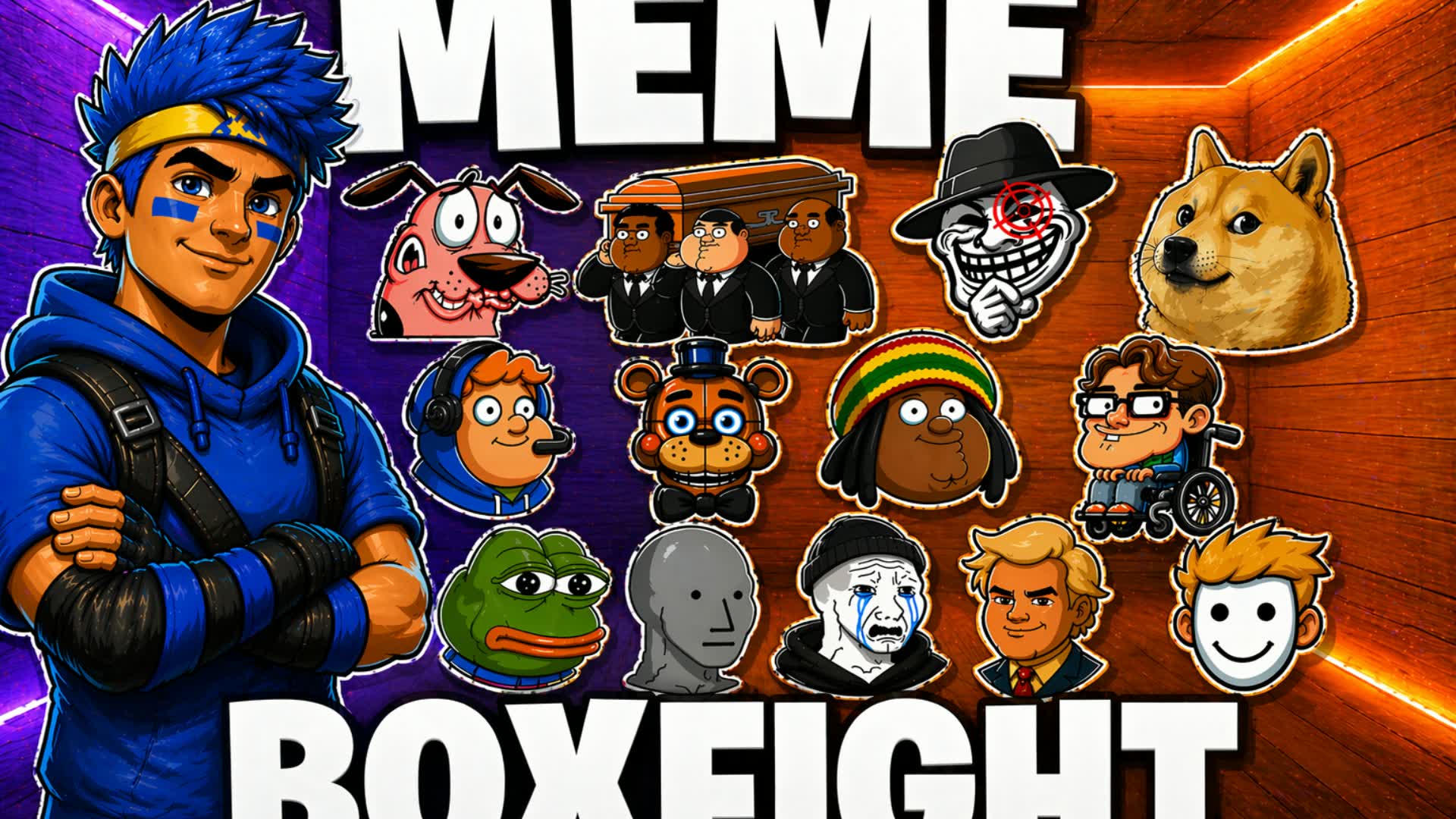 MEME BOX PVP - BOX FIGHT Troll