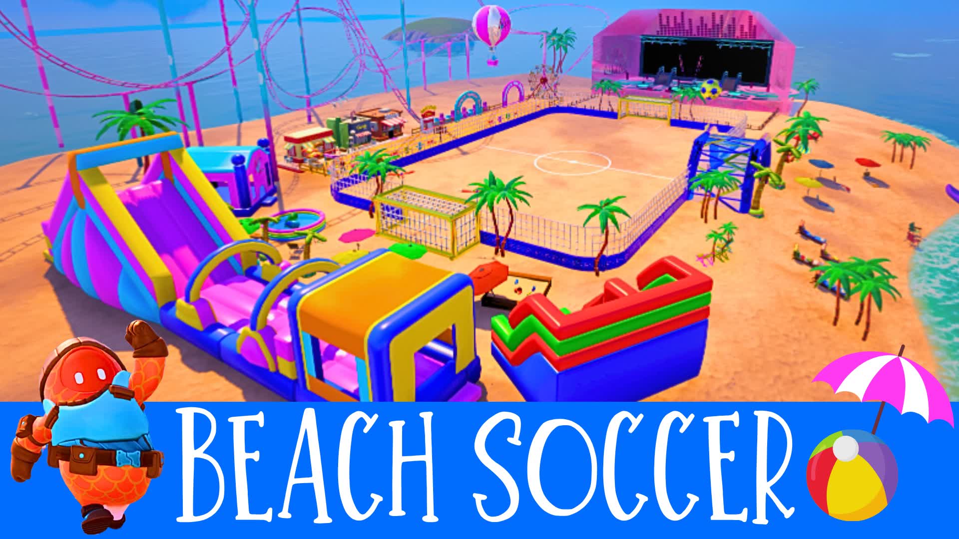 🌊Beach Soccer: Fall Guys