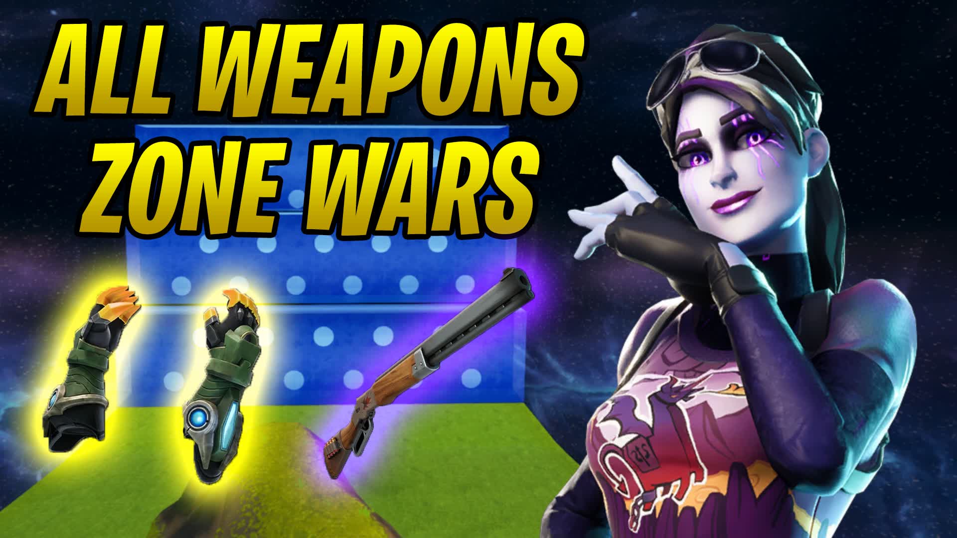 ALL WEAPONS ZONE WARS 🔫, Fortnite island 1326-0185-5050 by karv