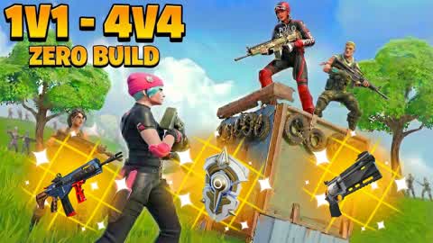 RUSH 1V1 - 4V4 ZERO BUILD 🎯