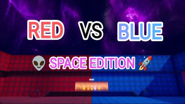 RED VS BLUE 🔴🔵 IN SPACE 👽🚀