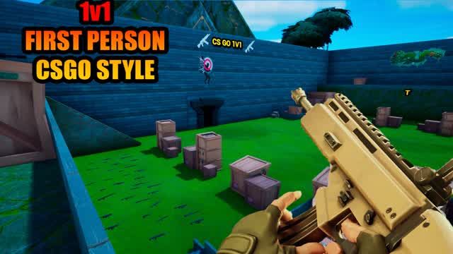 FIRST PERSON 1V1 CSGO STYLE| AIM MAP