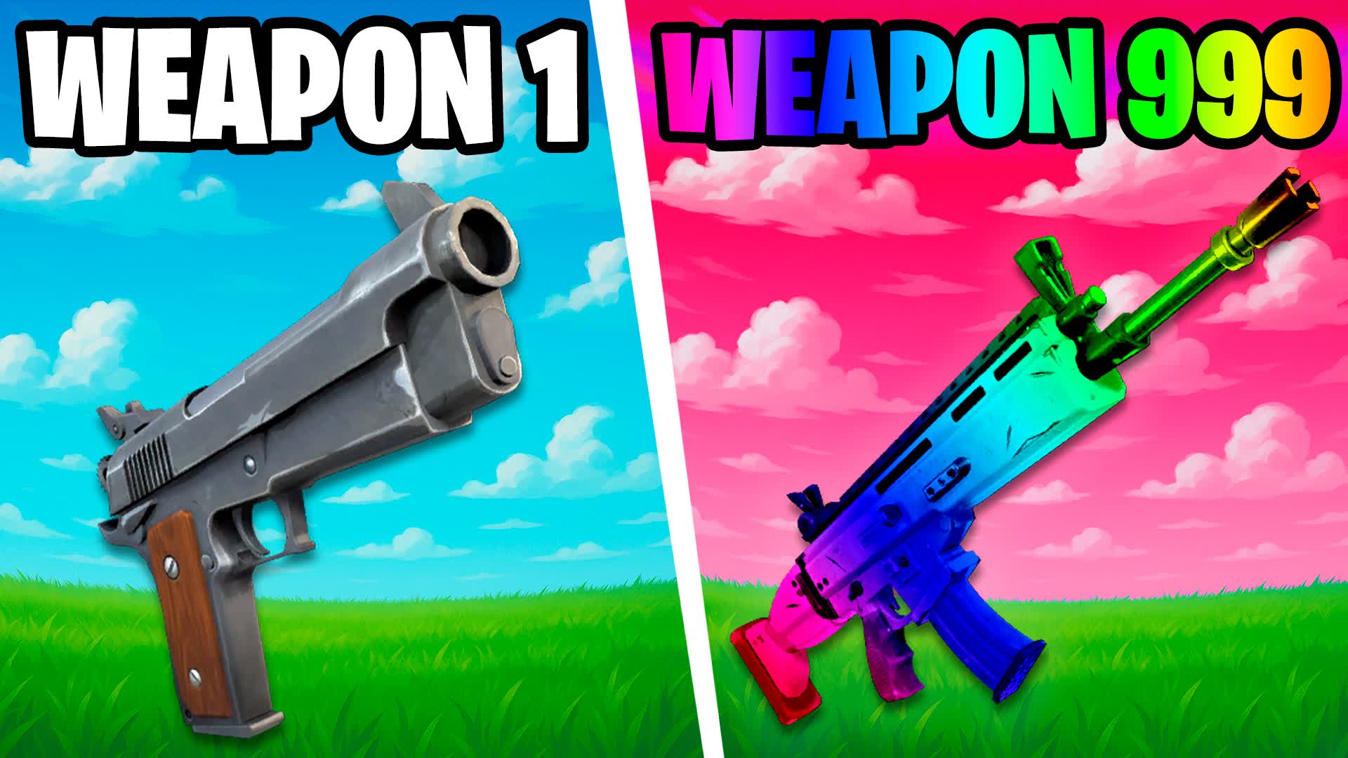 🌴 INFINITE GUN GAME 🌴🌴 1 SHOT