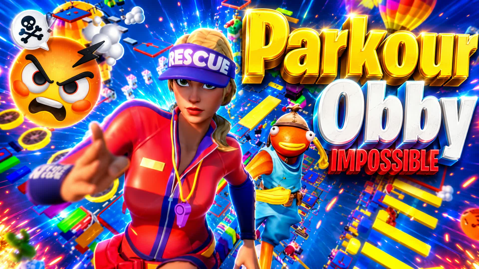 Parkour Obby: IMPOSSIBLE MODE 🤬💢