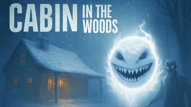CABIN IN THE WOODS-WINTER GRINNER