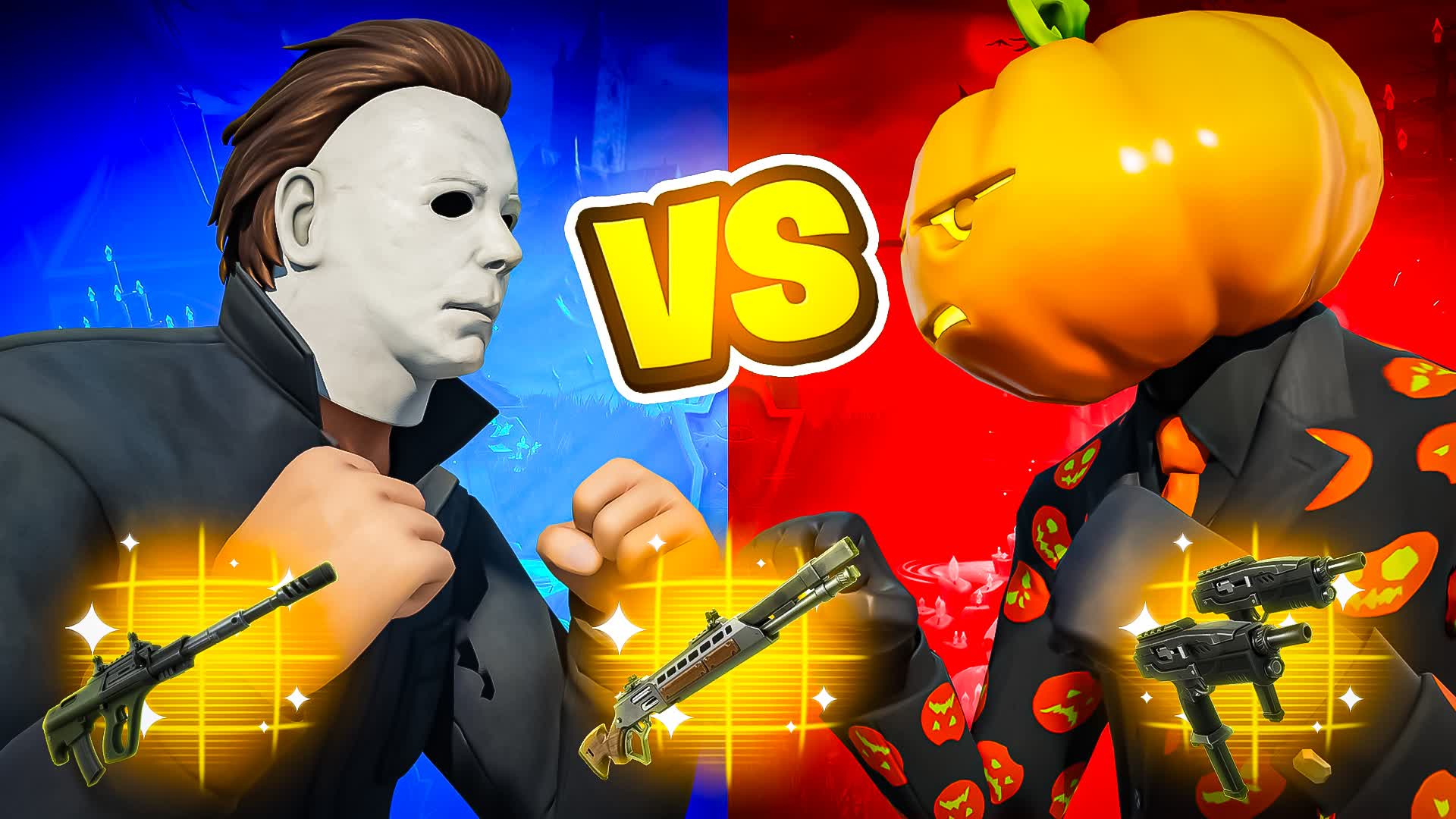 🎃HALLOWEEN RED VS BLUE👻 091817619609 by tpkcreations Fortnite