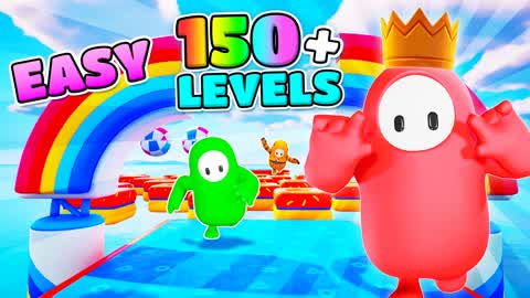 OBBY FALL GUYS PARKOUR 149+ LEVELS! 🚀