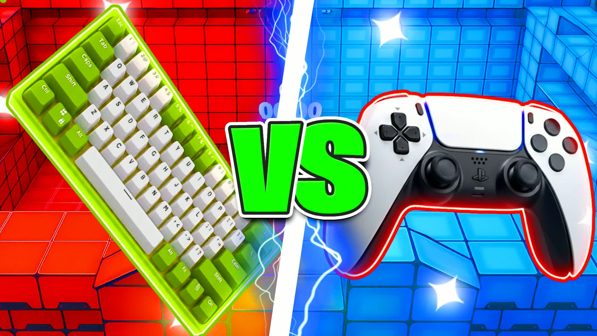 CRAZY PC VS CONSOLE RED VS BLUE🔴🔵HJ54