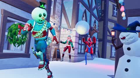 Snowballl fight (with rocks)