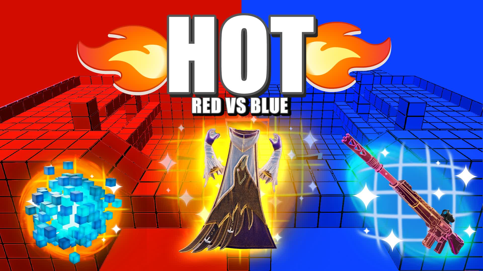 HOT RED VS BLUE 🔴🔵