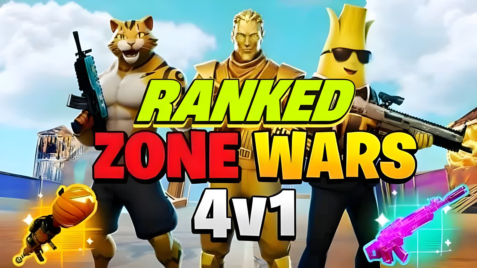 ZONE WARS 4V1 RANKED