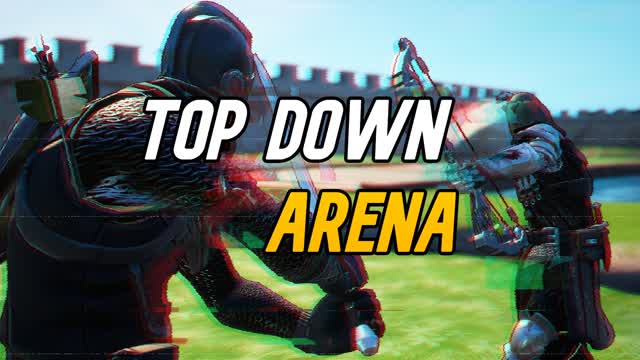 Top Down Arena - Castle Courtyard