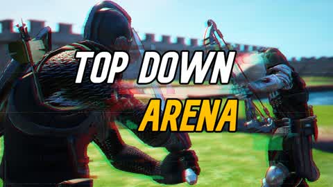 Top Down Arena - Castle Courtyard