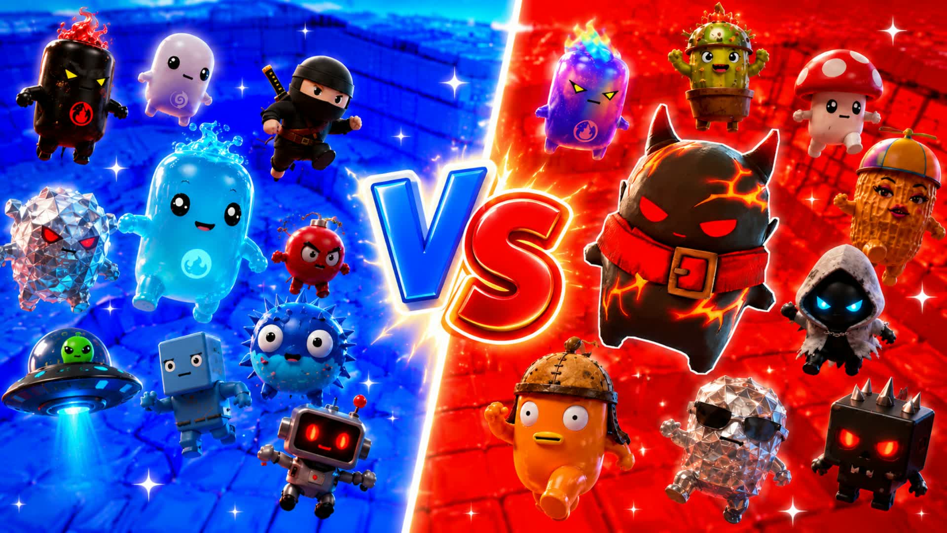 MOST FUN RED VS BLUE🔴🔵