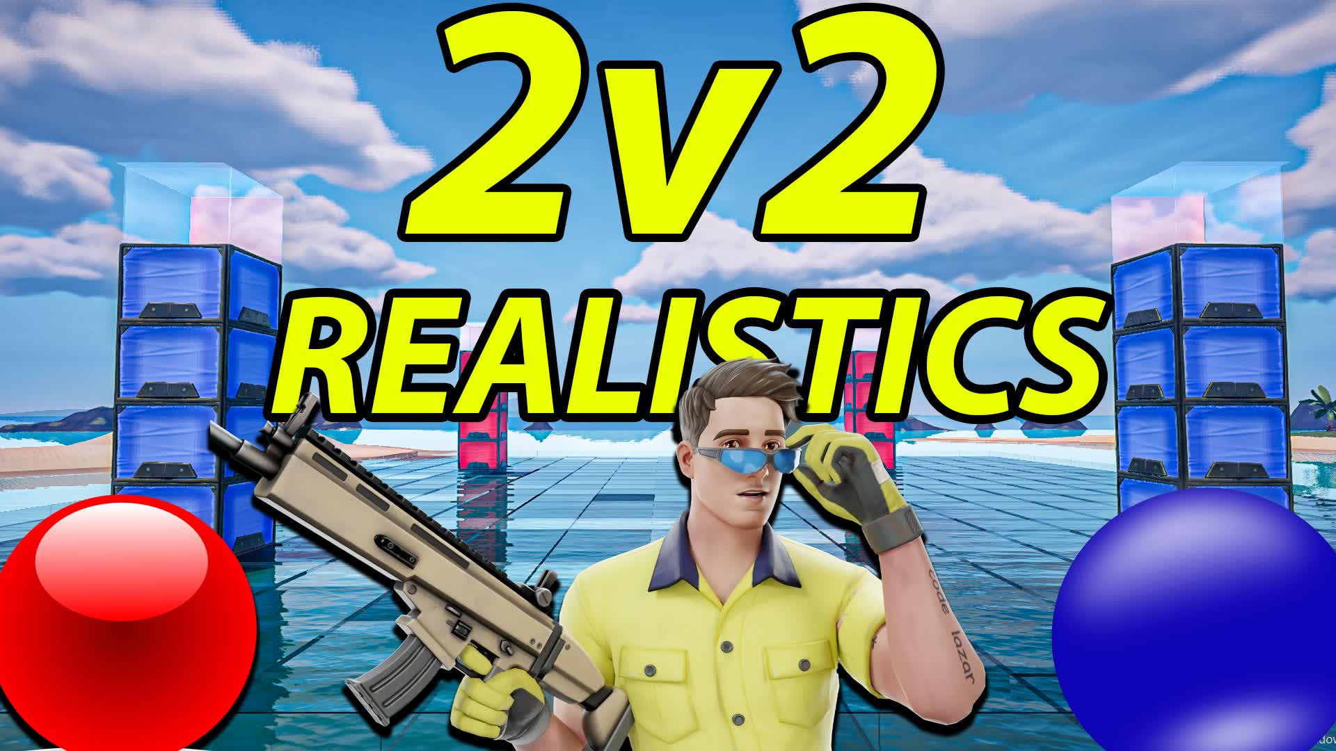 REALISTICS 2v2 🎯 RED🔴 VS  🔵BLUE