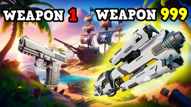 GUN GAME 🔫 PIRATE ISLAND 🏴‍☠️