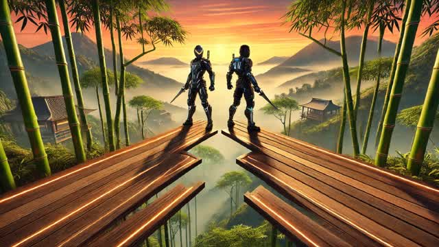 BuildFight 1v1 Temple Decor