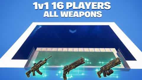 1V1 16 players FFA ( All Weapons )