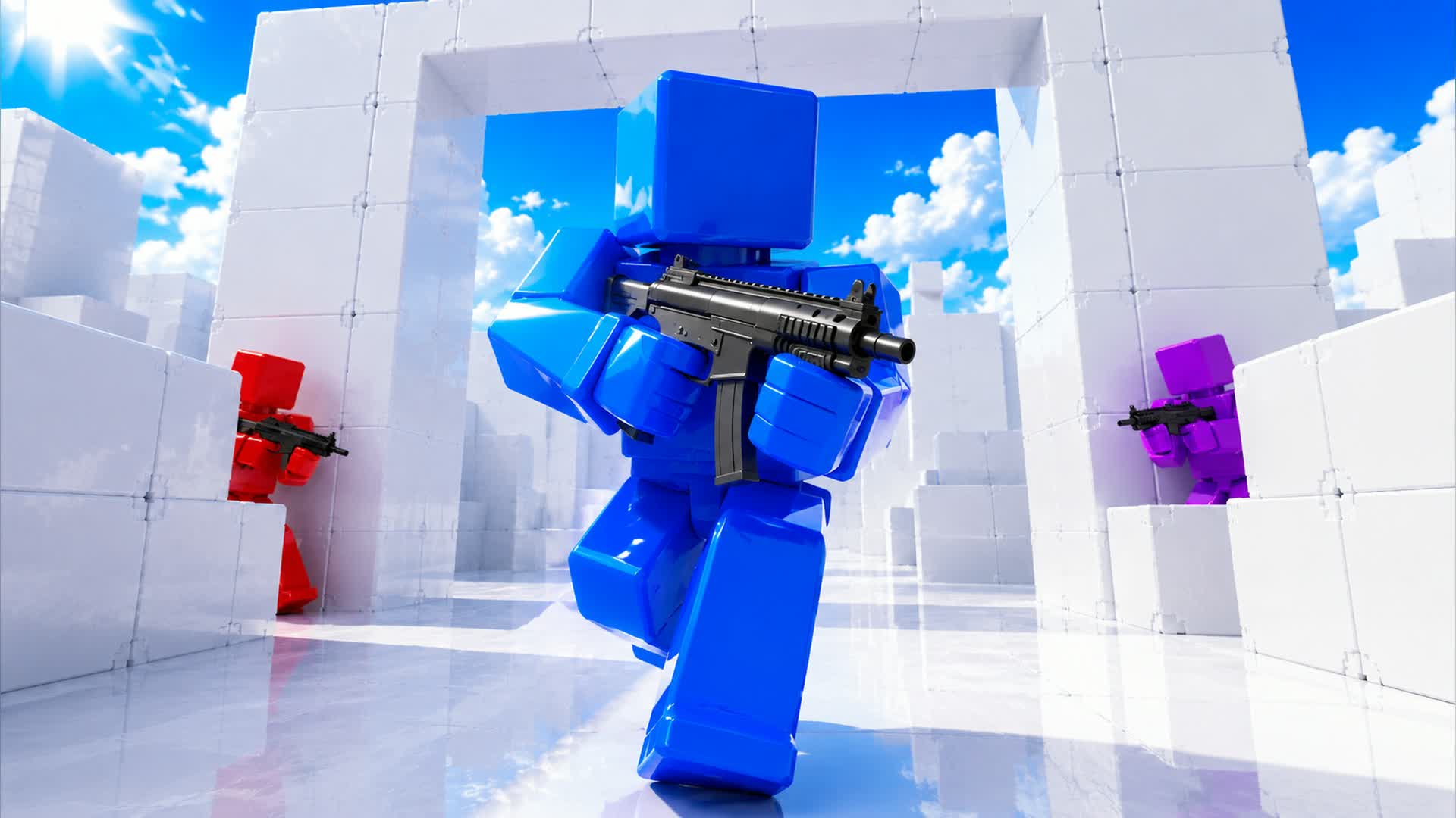 RED VS BLUE BREAKOUT AIM 🔴🔵