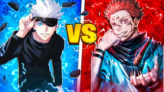 ⛩️ GOJO VS SUKUNA JJK 🔴 RED VS