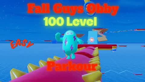 Easy Fall Guys Obby Parkour