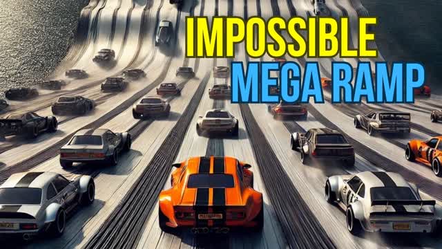Impossible Mega Ramp Showdown