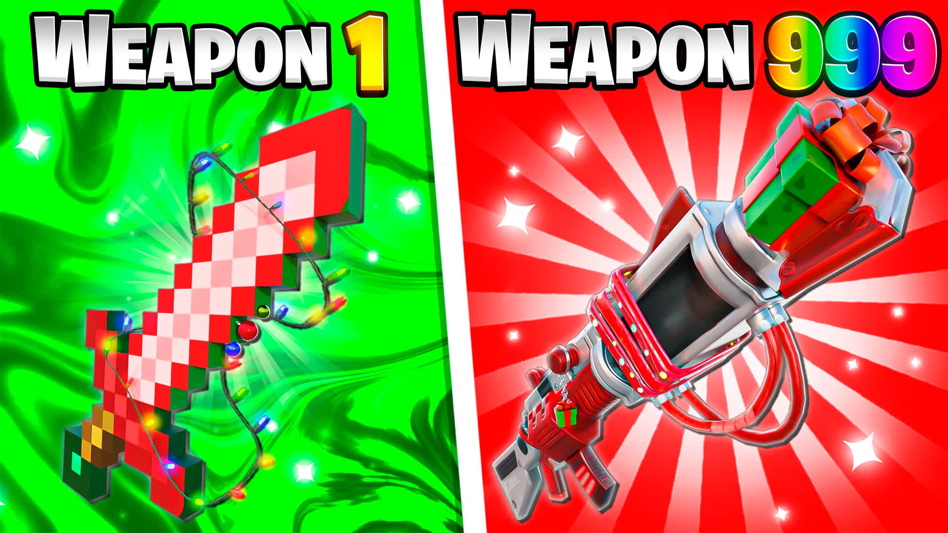 FIRST PERSON CHRISTMAS GUN GAME🎄ONESHOT