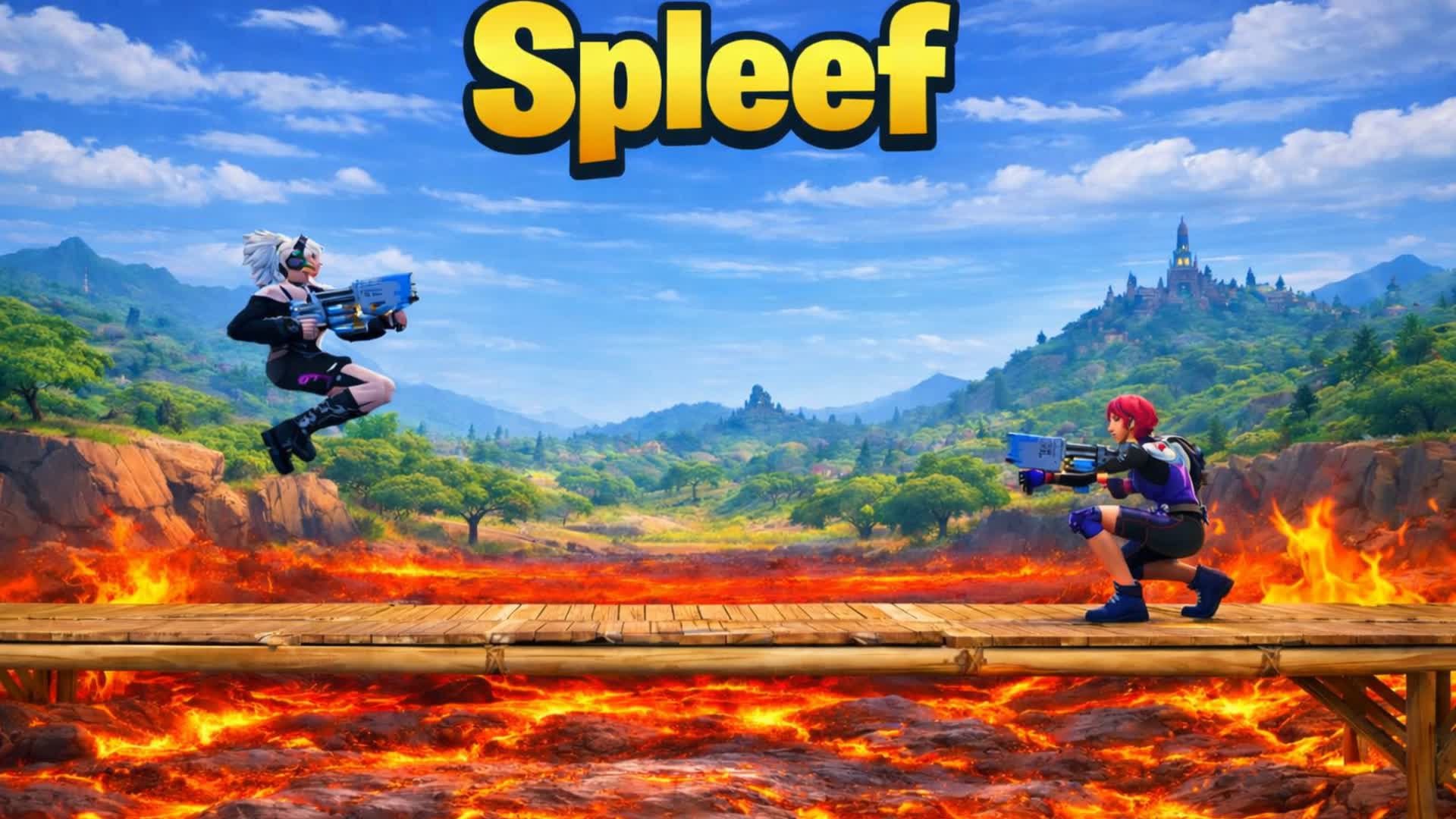 Spleef 1 vs 1 vs 1