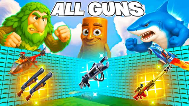 ⭐ BRAINROT 1V1😂 - ALL GUNS & VEHICLES🔥