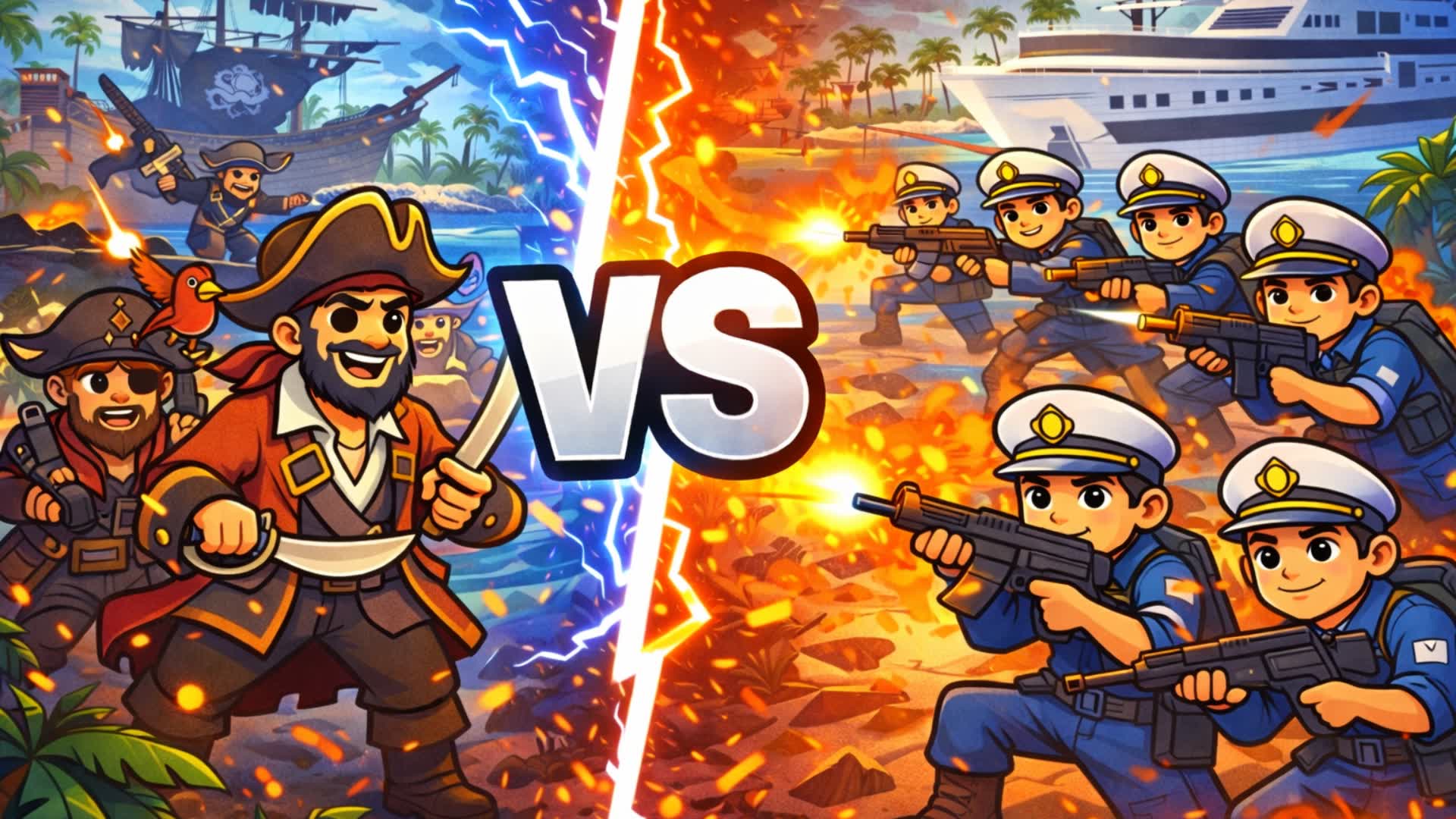 🏴‍☠️PIRATE VS MARINE⚓