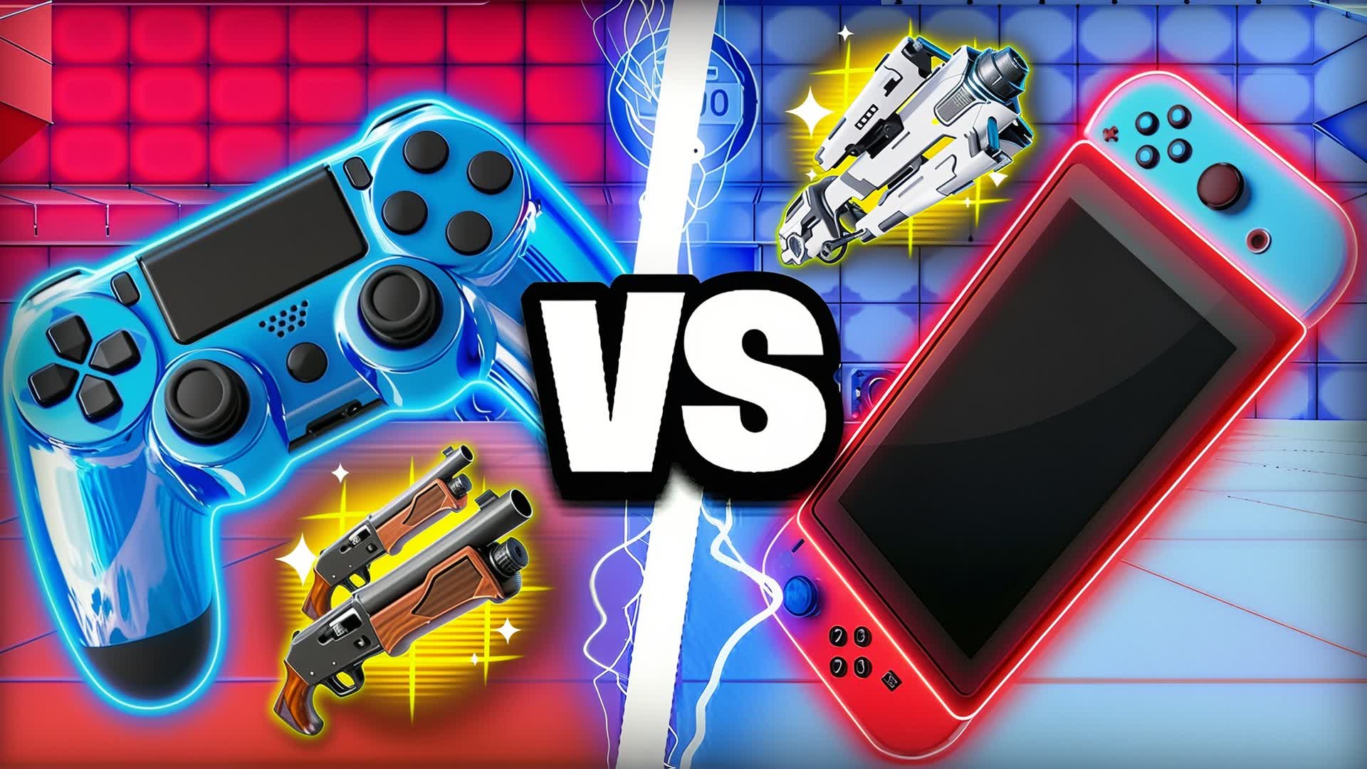 MEGA SUPER CONSOLE VS SWITCH 🔴🔵 XAYLO!
