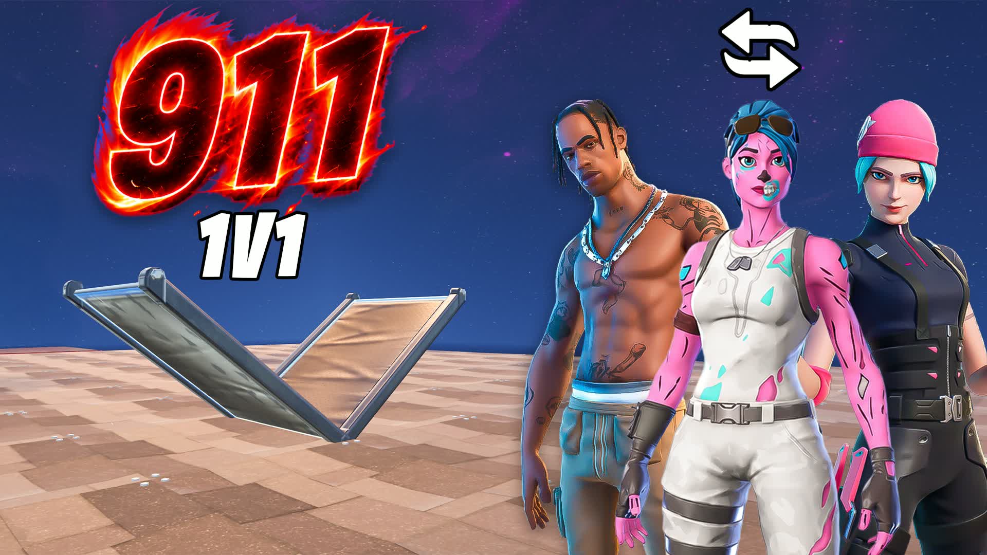 911 1V1 BUILD FIGHT 🔥