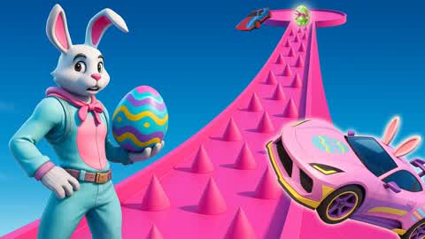 Easter Eggs Mega Ramp - Egg Hunt CARSđ