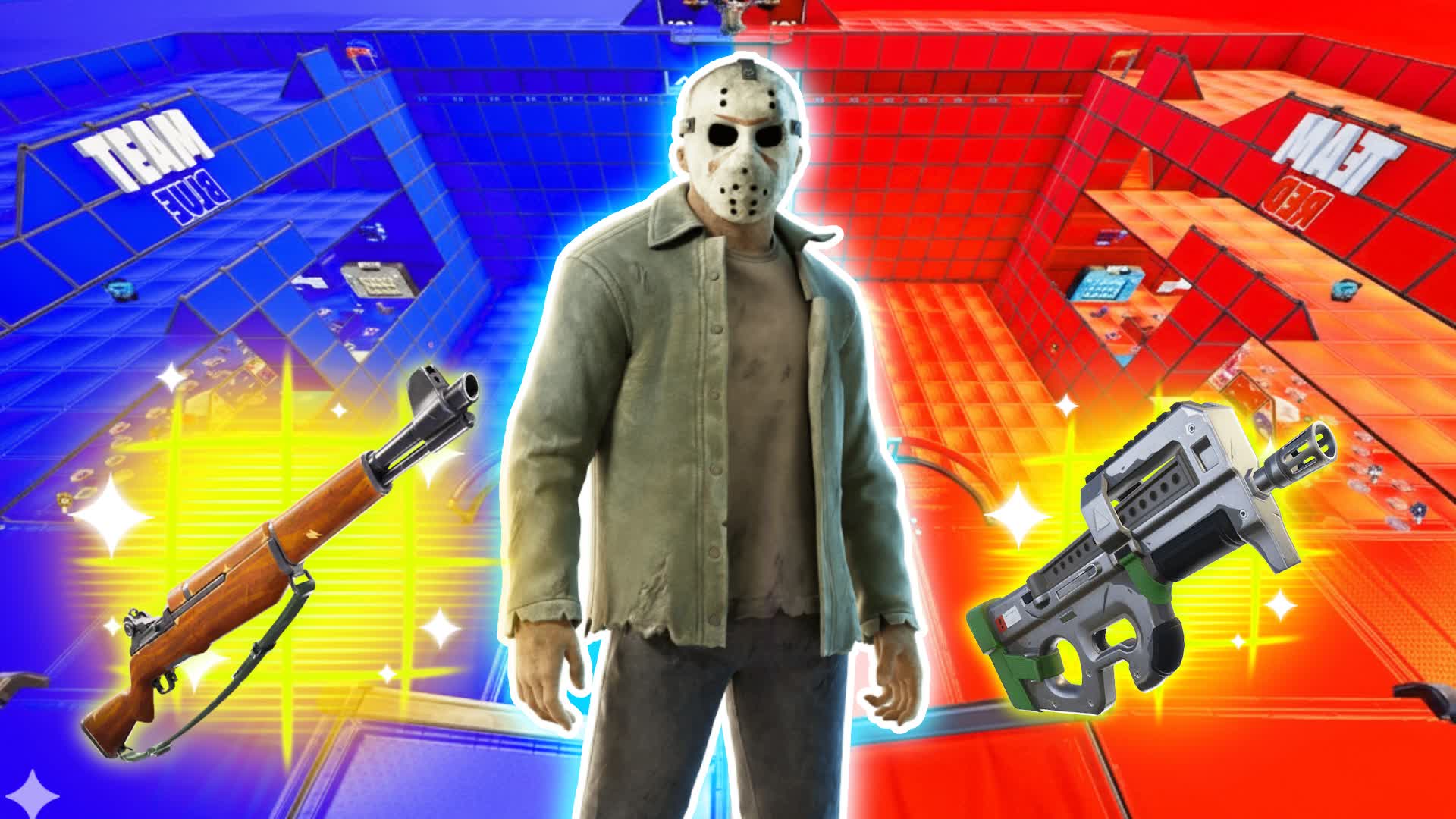 CRAZY JASON 🎃 RED VS BLUE 🔴🔵