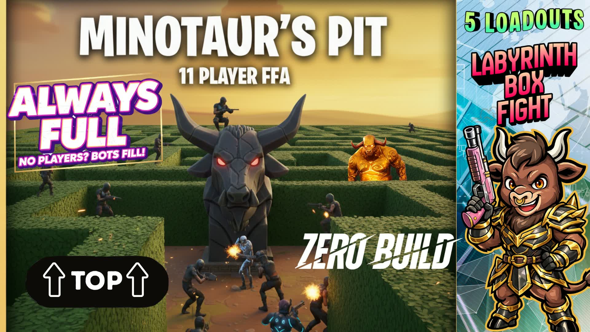 🔥 ミノタウロスの迷宮 – 11人FFA 🔥 ZB
