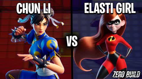 Chun Li Map Code ELASTI GIRL VS CHUN LI 💯 ZERO BUILD🔴🔵 6500-5755-8086 by snowarmy ...