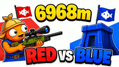 🎯TRICKSHOT SNIPER RED VS BLUE 🔴🔵