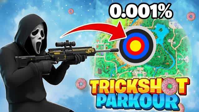 Capture 1 – GHOSTFACE TRICKSHOT PARKOUR🎯100+ LEVELS