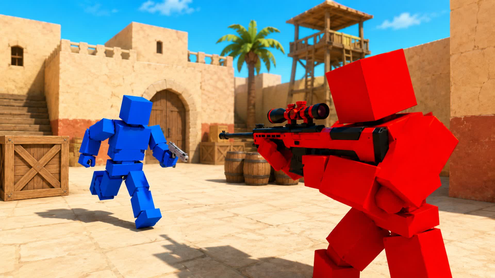 HUGE RED VS BLUE🔴 🔵 RIVALS