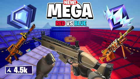 MEGA HERO RED VS BLUE 🔴🔵