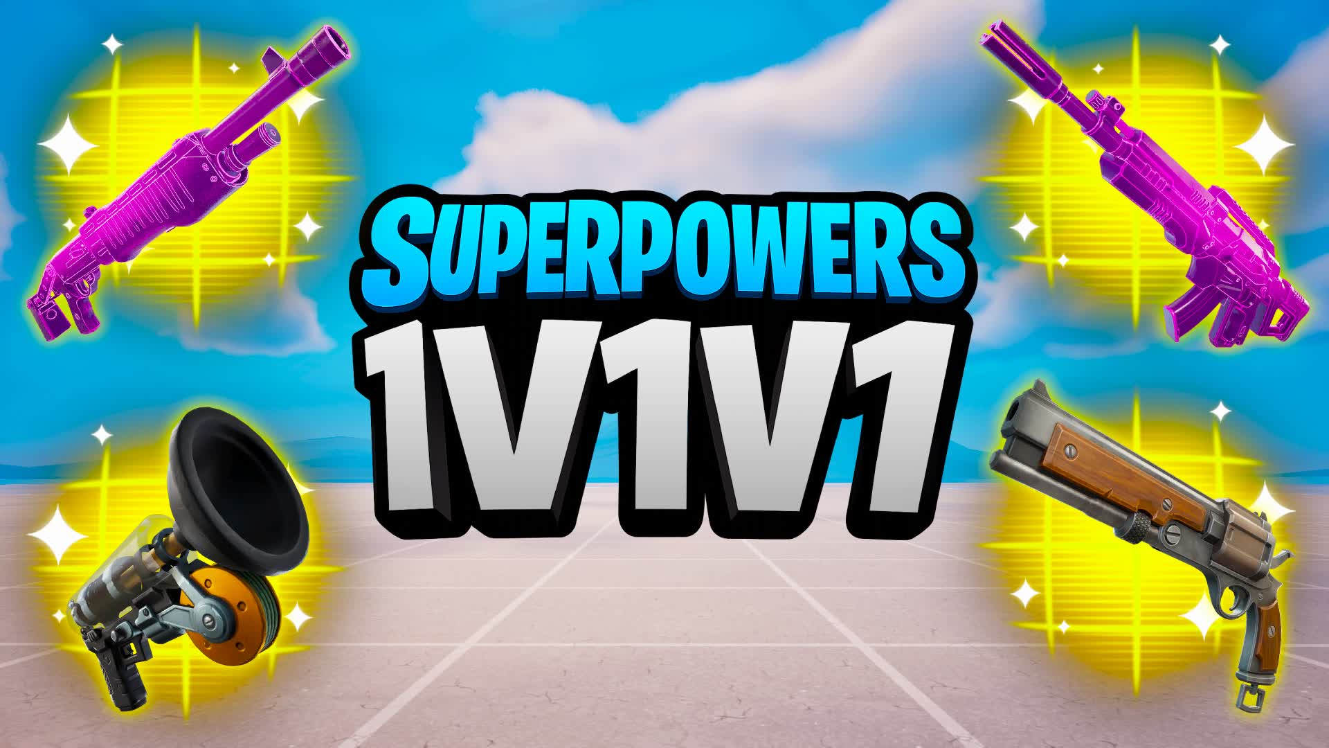 SUPERPOWERS 1V1V1 RELOAD FREE FOR ALL