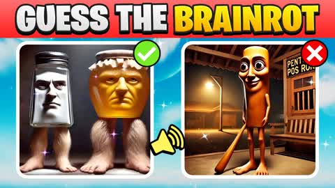 Mega Guess The Brainrot 🧠 Parkour 🔍